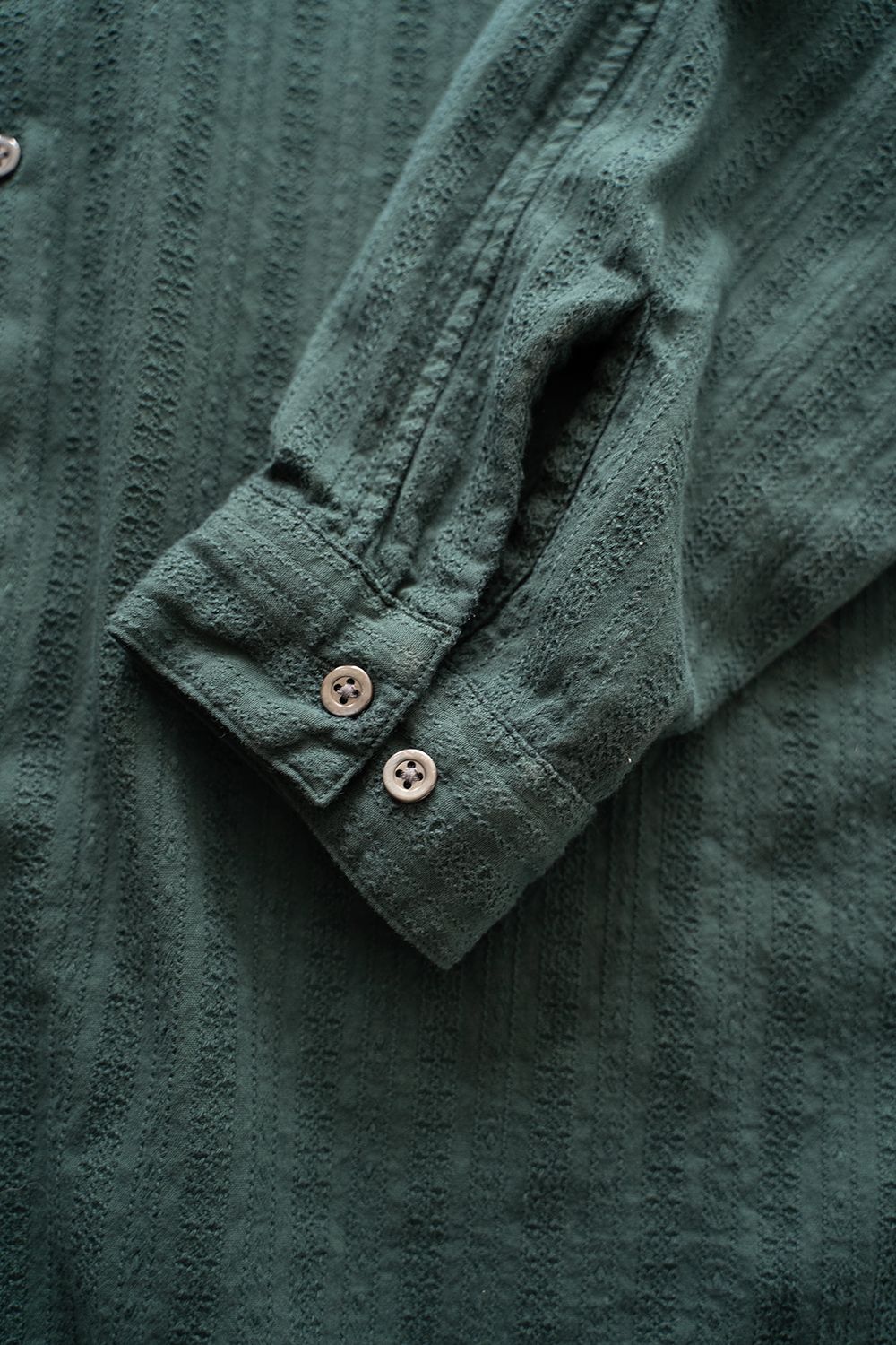 juha - 【ラスト1点】【23SS】Garmentdye Leno Cloth L/S Shirt