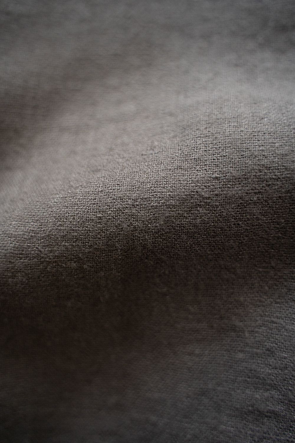 【ラスト1点】【24AW】リネン×ウールスタンドカラーブルゾン(TAUPE)
