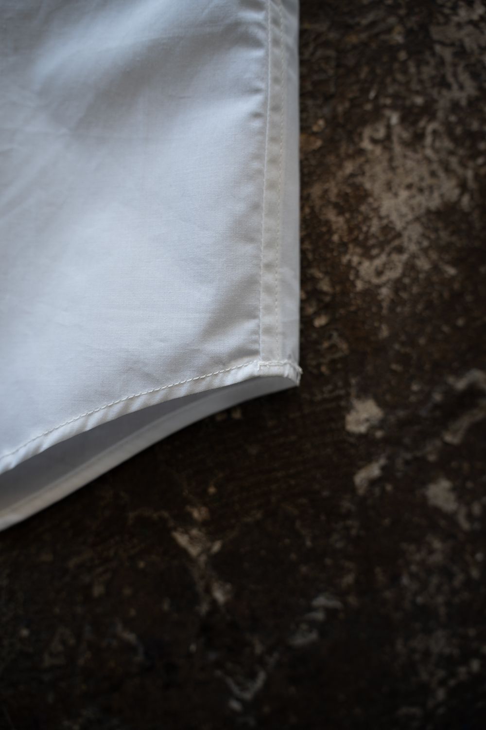 【ラスト1点】【25AW】コットンラグランスリーブシャツ(WHITE)