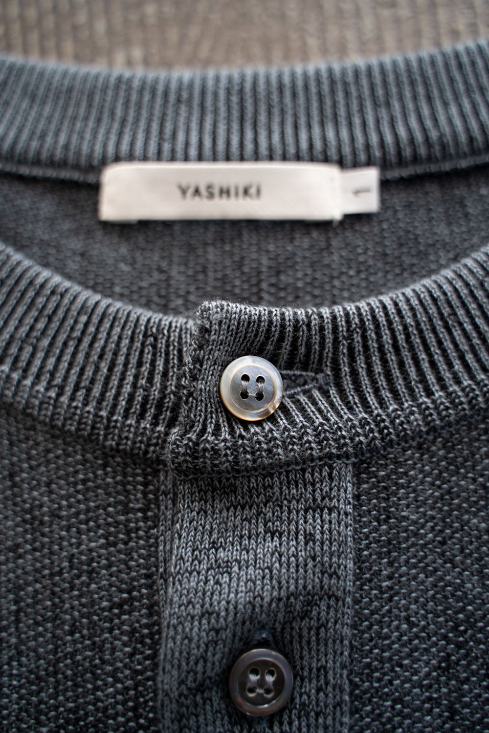 【26SS】Ryokufu Henley Knit(BLUE)