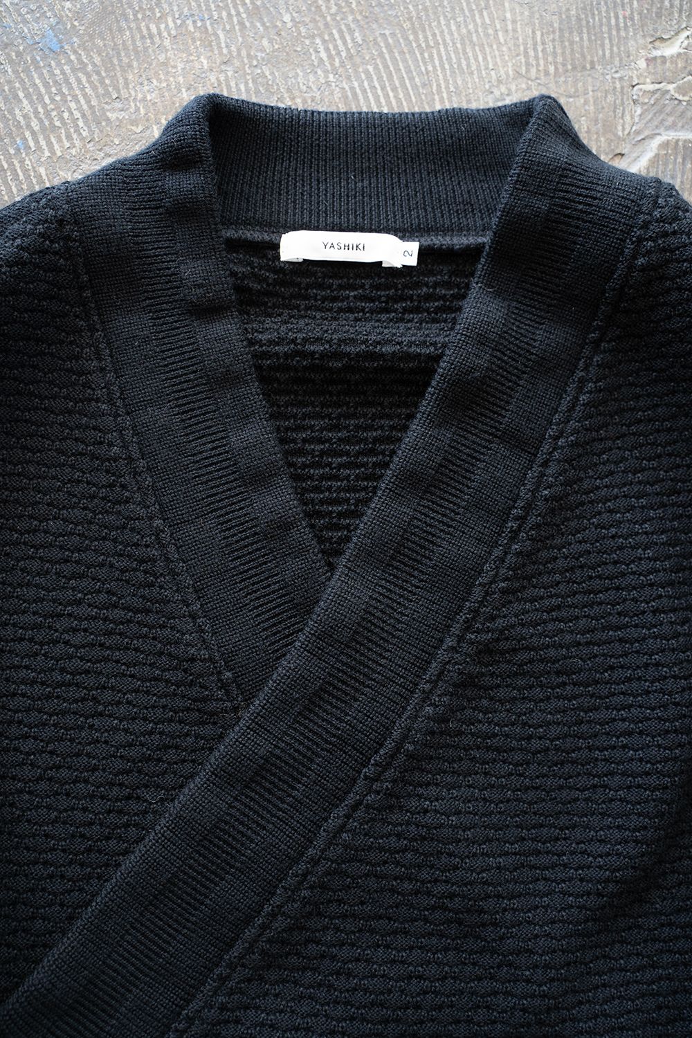 【25AW】Yukiato Knit Coat(BLACK)