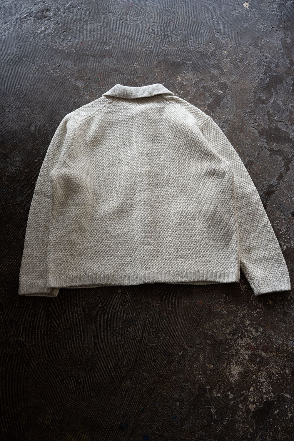 【26AW】5Gニットブルゾン(OATMEAL)