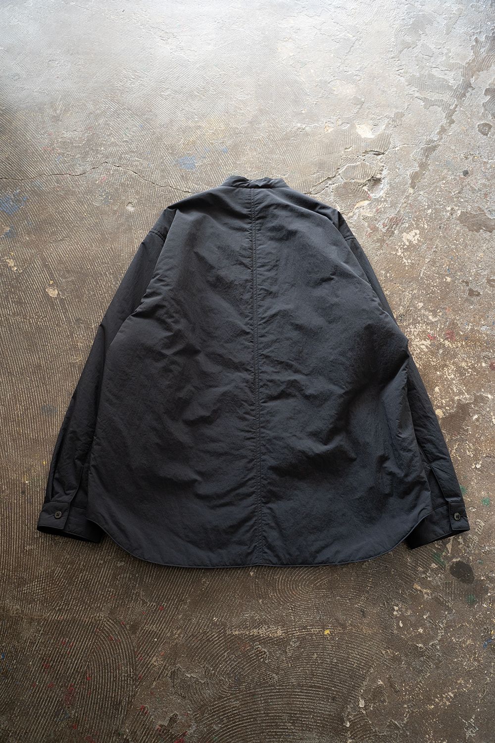 【25AW】シンサレートシャツブルゾン(INK BLACK)