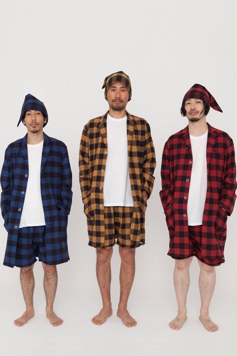 NOWHAW 2017AW Style-07 "day long" pajama waffle check