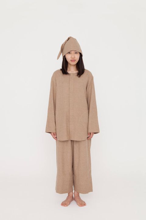 NOWHAW 2017AW Style-09 "shhh" pajama top biyella beige