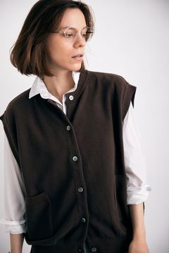 【ラスト1点】【24SS】Tsukushi Vest(BROWN)