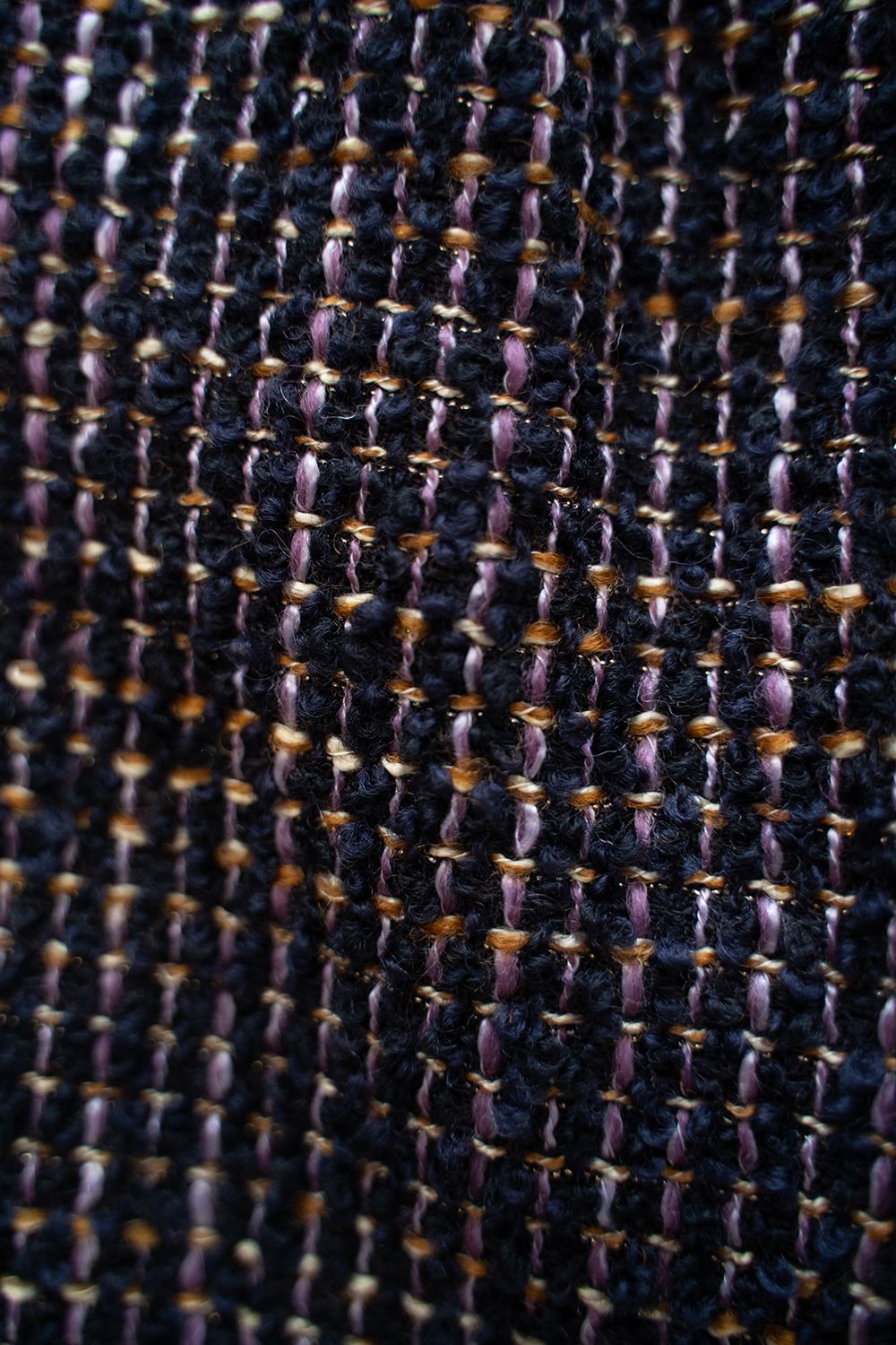 【ラスト1点】【24AW】Loop Tweed Tapered Pants/ループツイードテーパードパンツ(PURPLE)