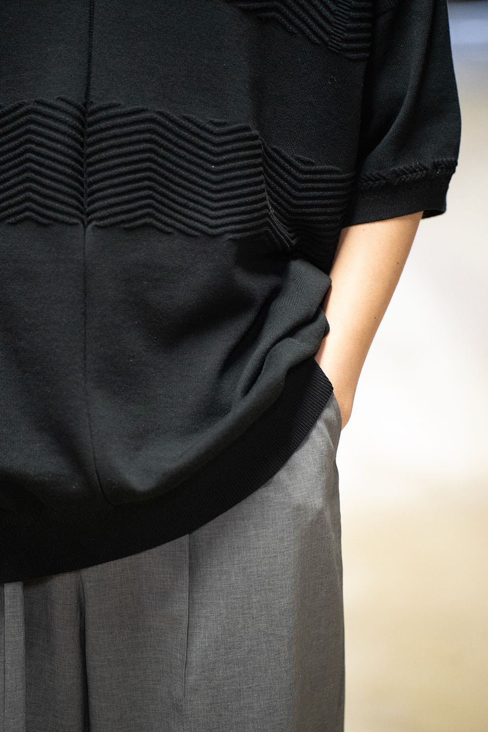 【ラスト1点】【25SS】Sogon Knit(BLACK)