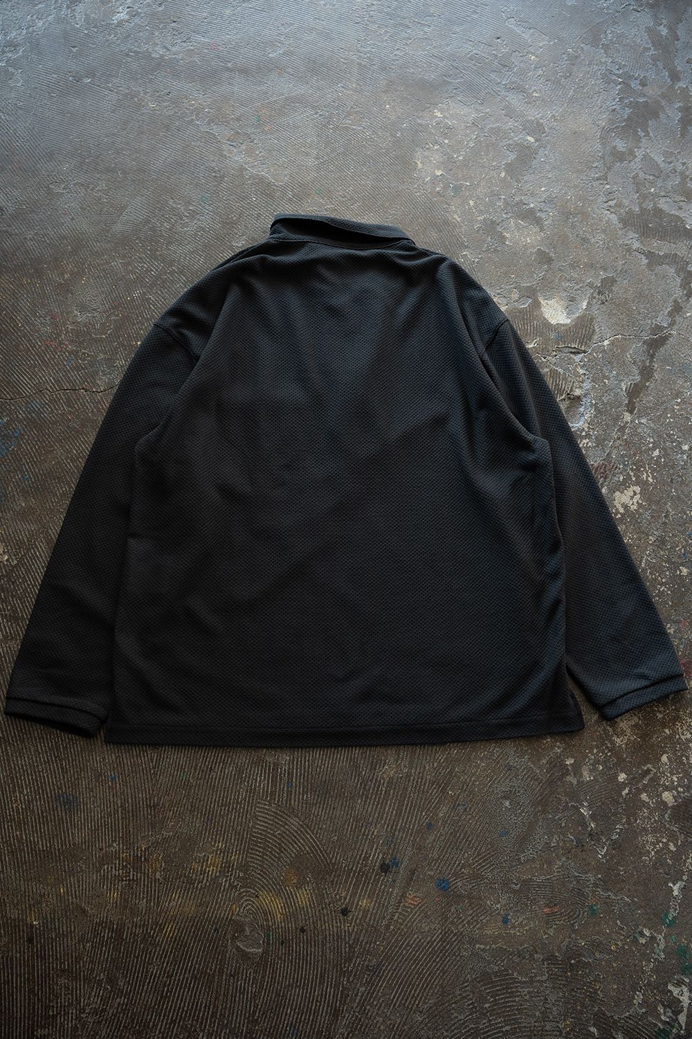 【26SS】コットン×ポリエステルスキッパーカットソー(CHARCOAL)