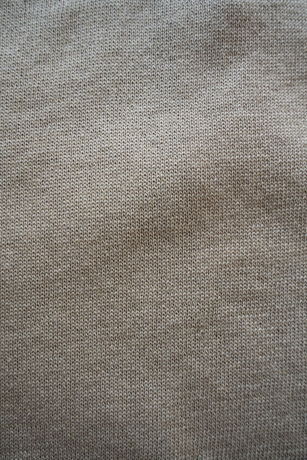 【26SS】綿×ポリエステル×リネン12GニットTee(BEIGE)