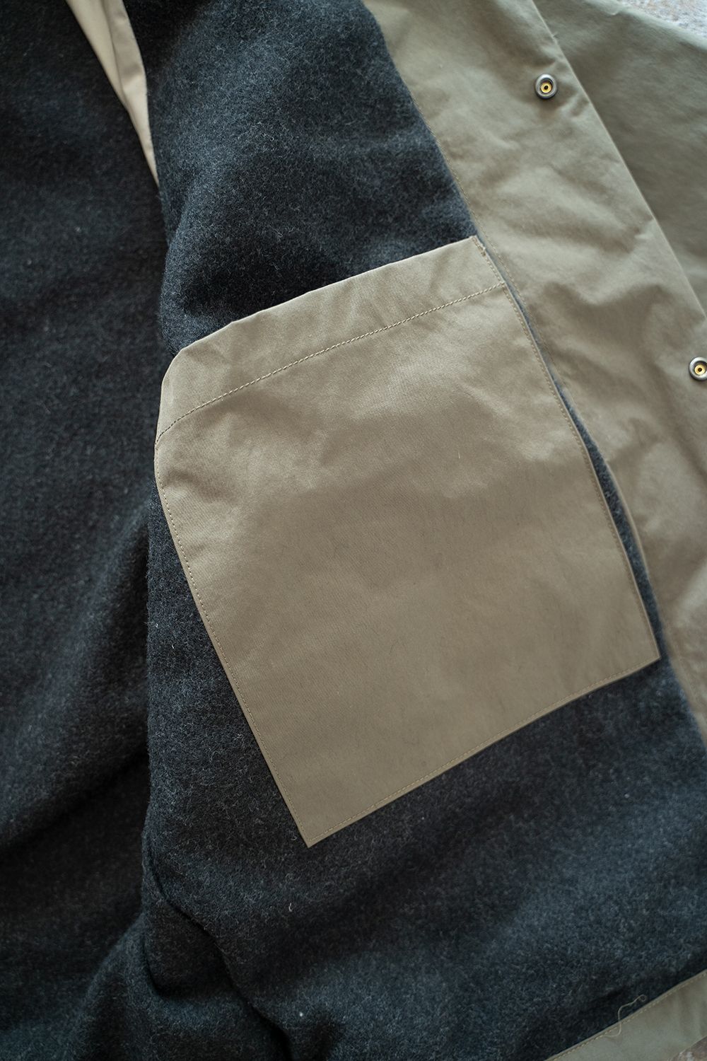 【ラスト1点】【22AW】ソロテックスフーデッドブルゾン(OLIVE)
