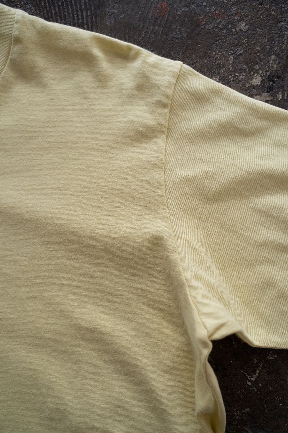 【ラスト1点】【23SS】Loopwheele Crew Neck T-Shirts(MIMOSA)