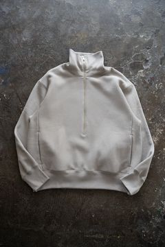 【ラスト1点】【23AW】ハーフジッププルオーバースウェット(GRAY)