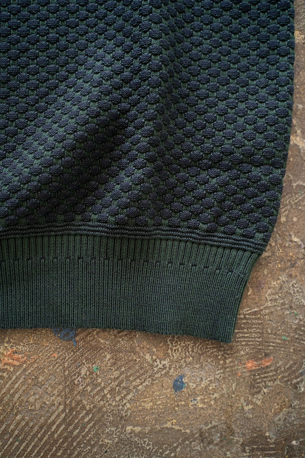 【ラスト1点】【24AW】Sekka Knit Polo(GREEN)