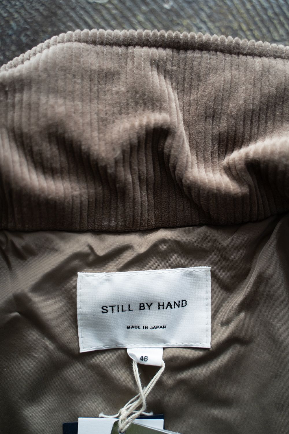 STILL BY HAND - 【23AW】撥水ナイロンシンサレートスタンドカラー