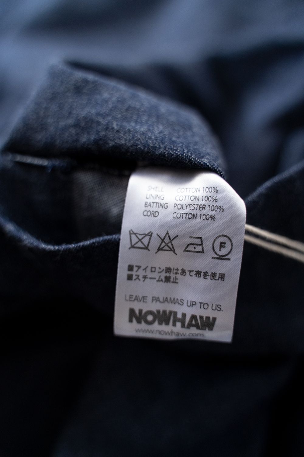 【ラスト1点】"futon"gown(DENIM)