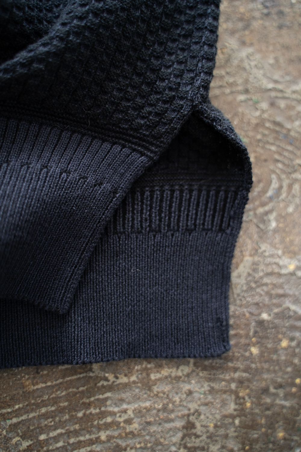 【ラスト1点】【25SS】Umiiro Knit Polo(NAVY)