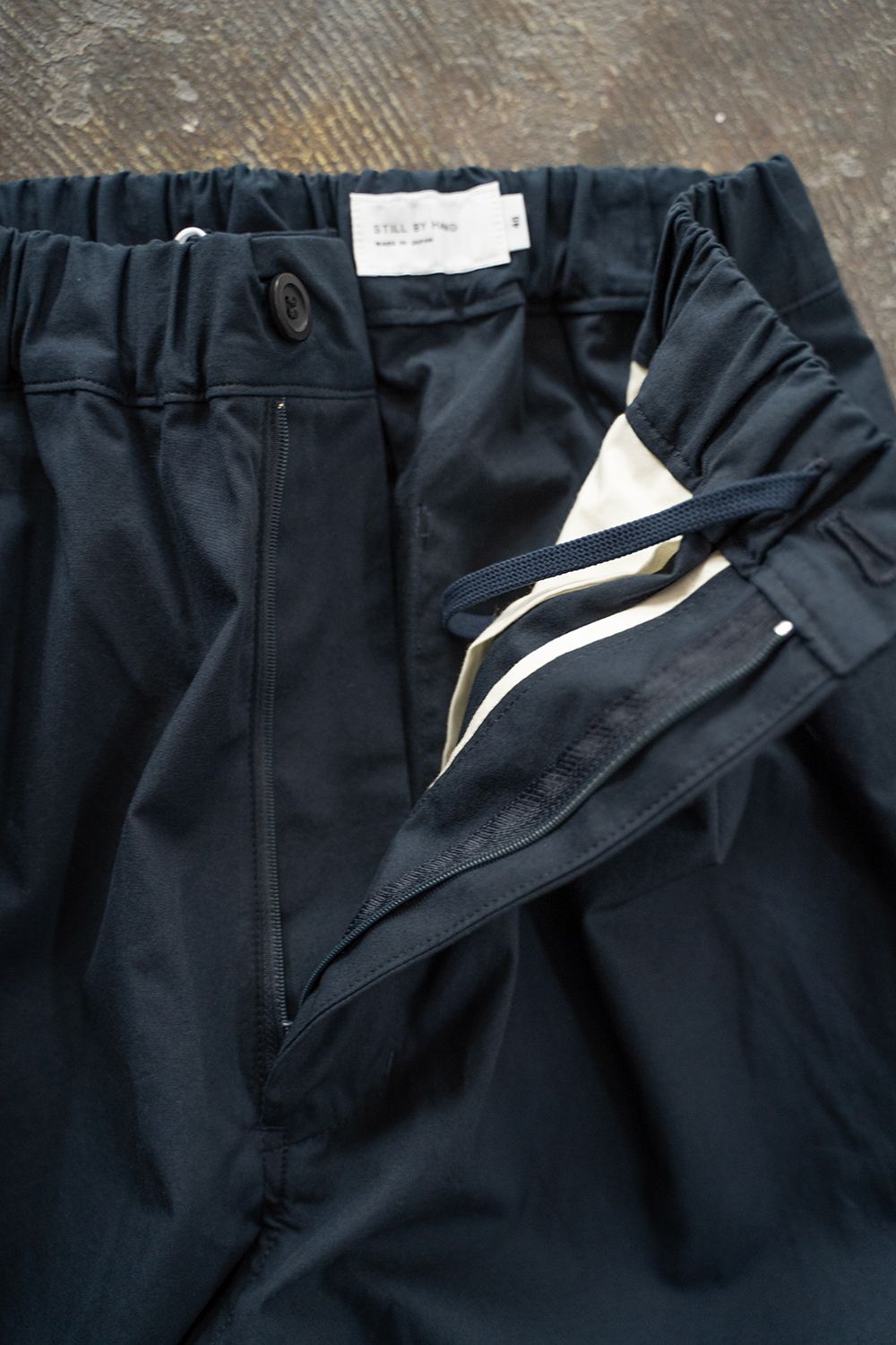 【ラスト1点】【24AW】ディープタックイージーパンツ(NAVY)