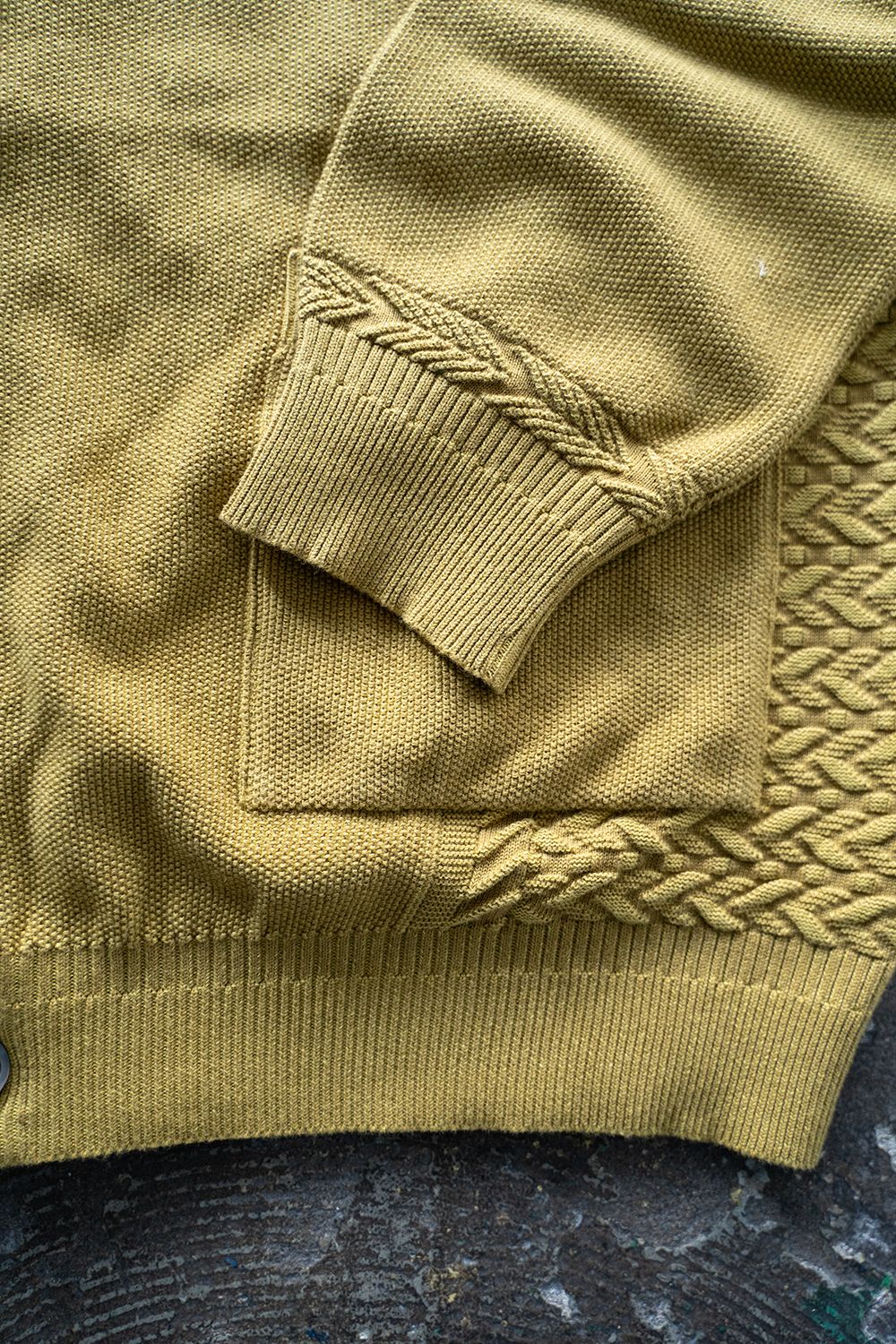 YASHIKI - Hanaikada Cardigan(CITRON YELLOW) | Salty