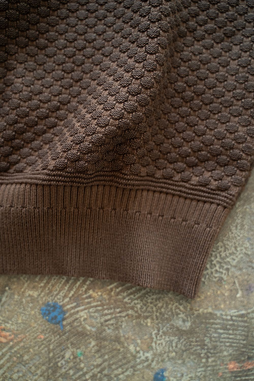 【ラスト1点】Sekka Knit Polo(BROWN)