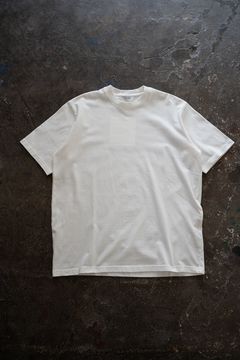 【ラスト1点】【23SS】Loopwheele Crew Neck T-Shirts(WHITE)