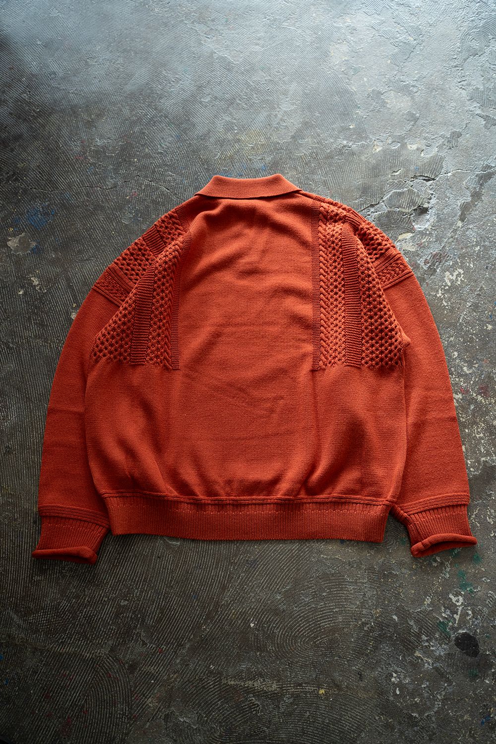 【ラスト1点】【24AW】Hatsuyuki Skipper Knit(ORANGE)