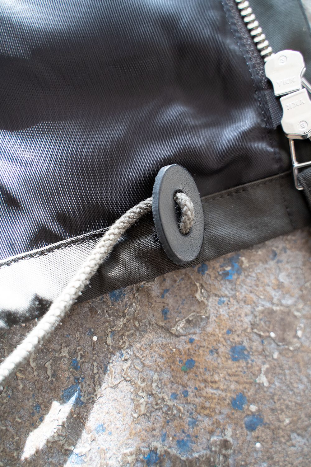 【ラスト1点】【22AW】甘撚りオックスショートブルゾン(CHARCOAL)