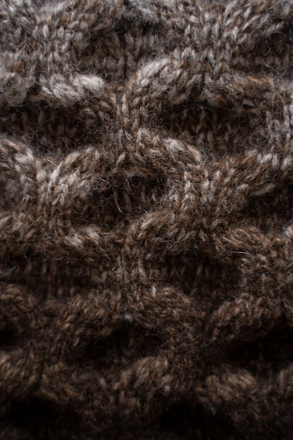 undyed yak/New Zealand wool ombre sweater(NATURAL)