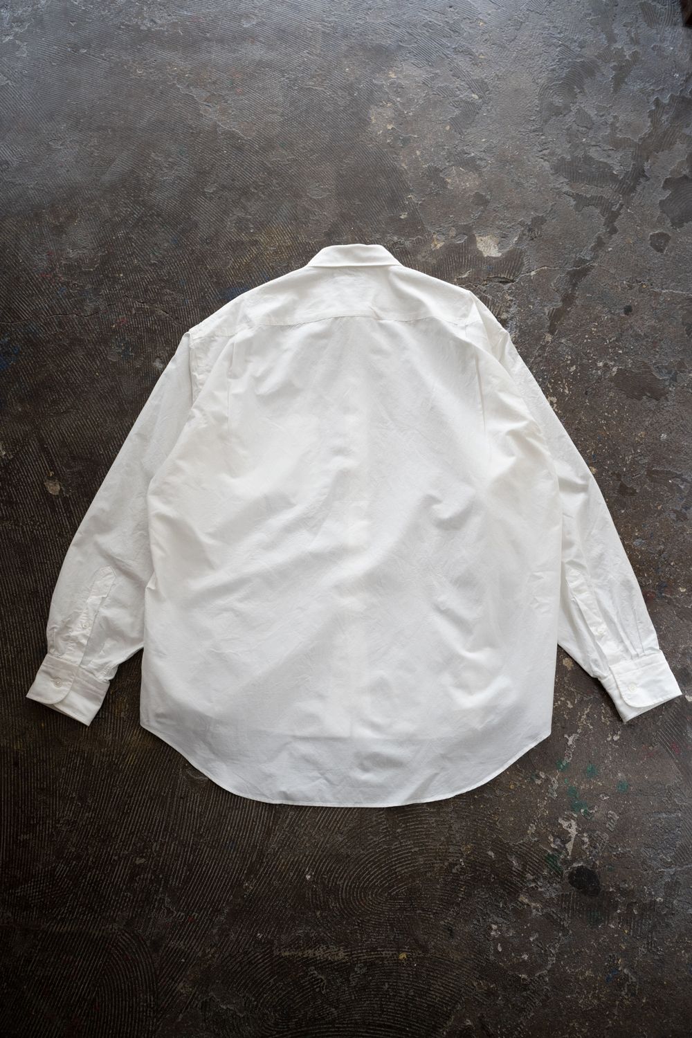 【25AW】Cotton Silk Broad Shirts(OFF WHITE)