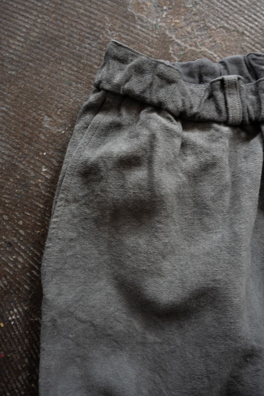 亜麻苧麻ワイドパンツ(薄炭)