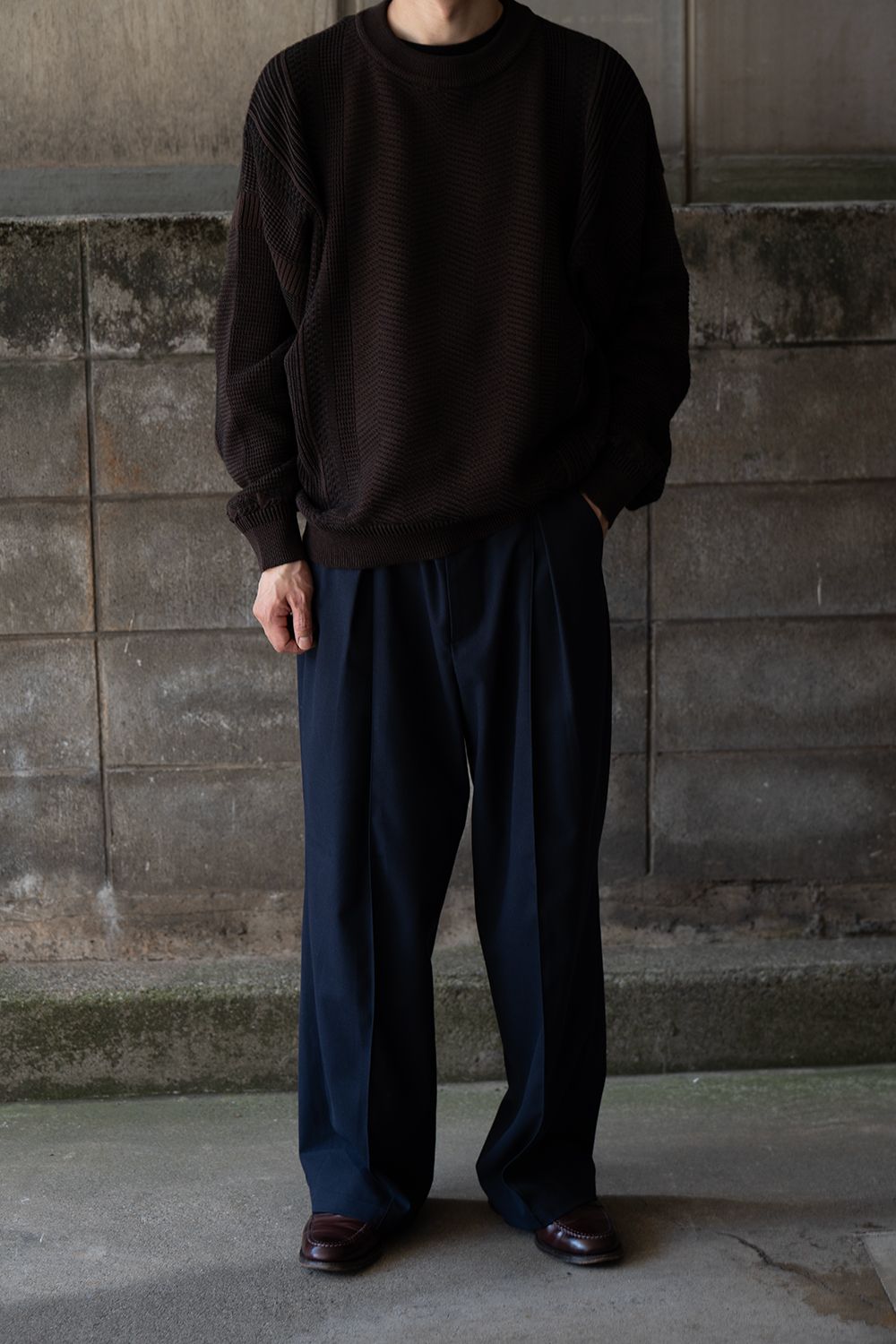 【26AW】Yunagi Knit(BROWN)