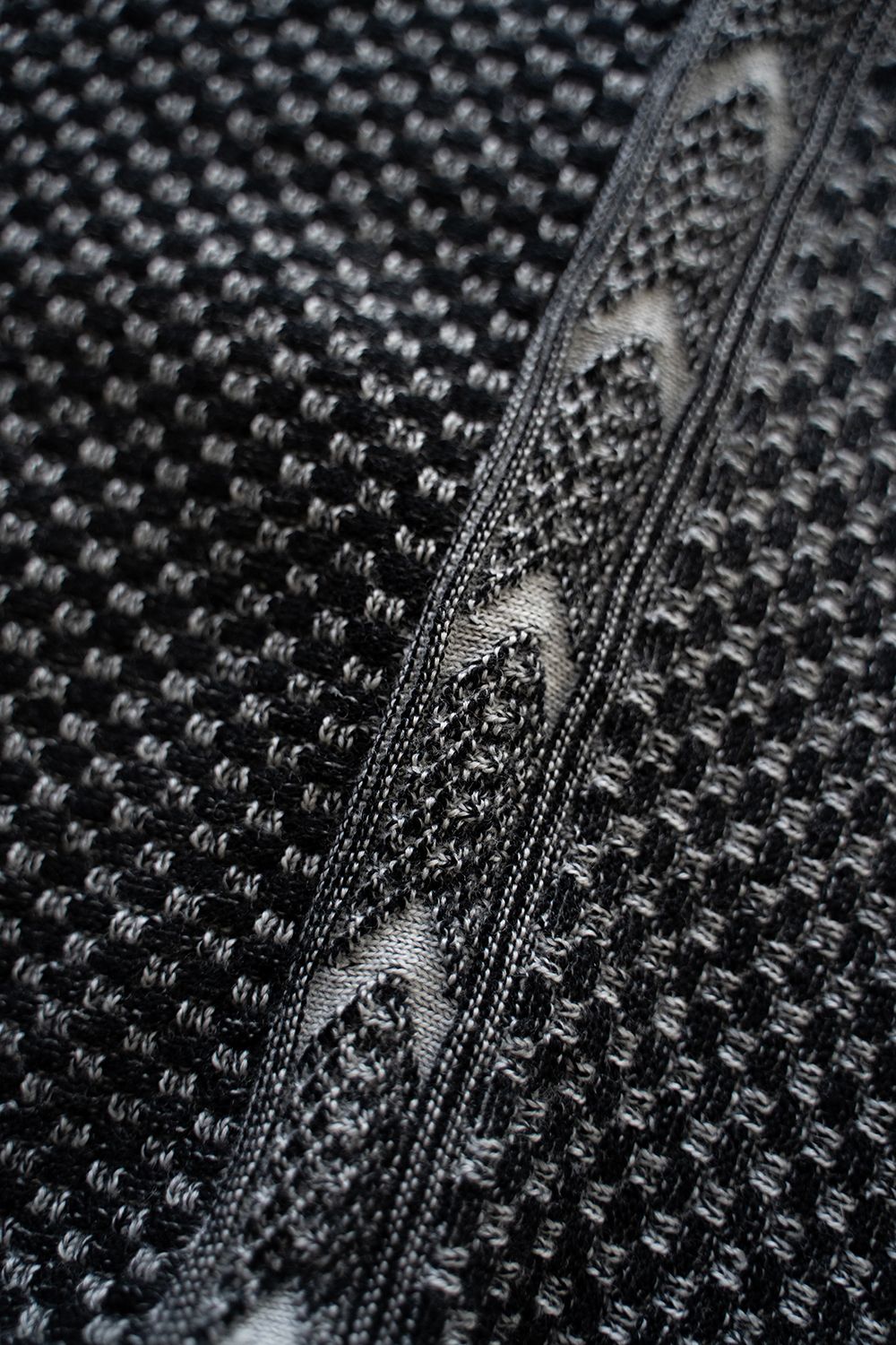 【25AW】Shinsetsu Knit Jacket(MIX GRAY)