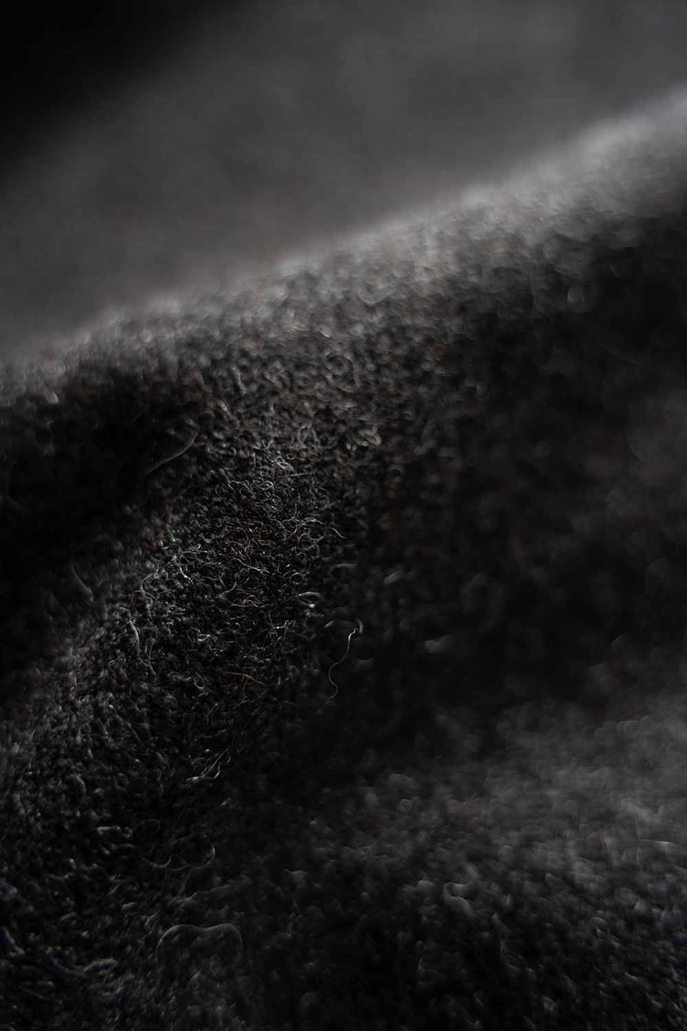 【25AW】ウール×ナイロンワンタックパンツ(BROWN CHARCOAL)