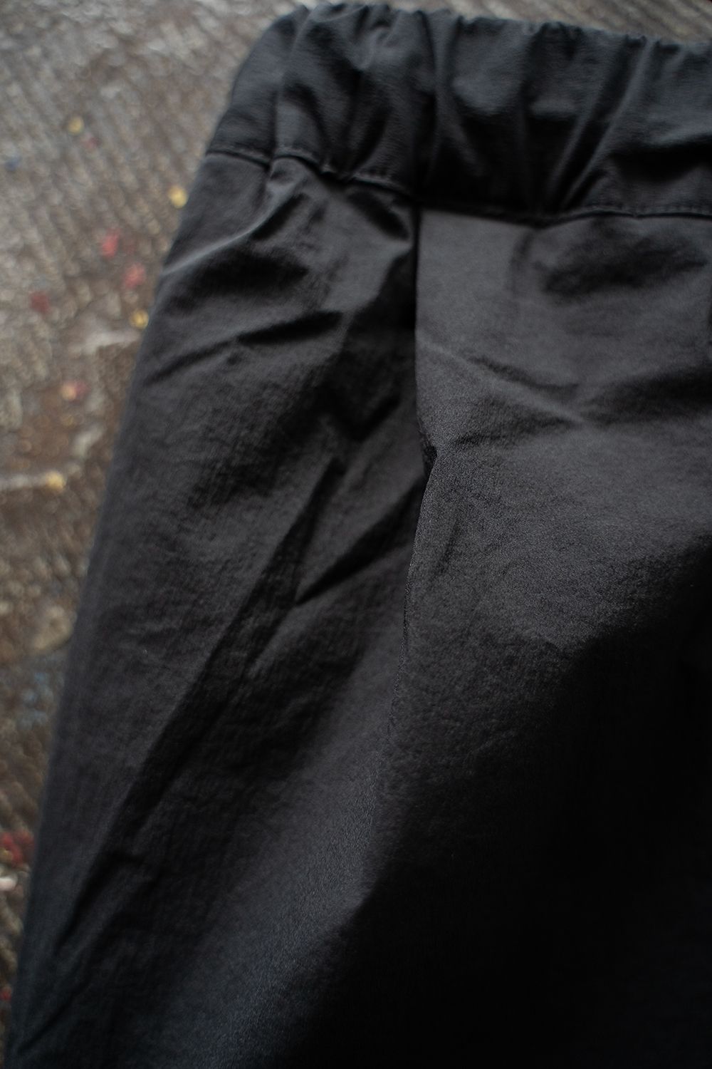 【ラスト1点】【25SS】ストレッチナイロンイージーパンツ(BLACK)