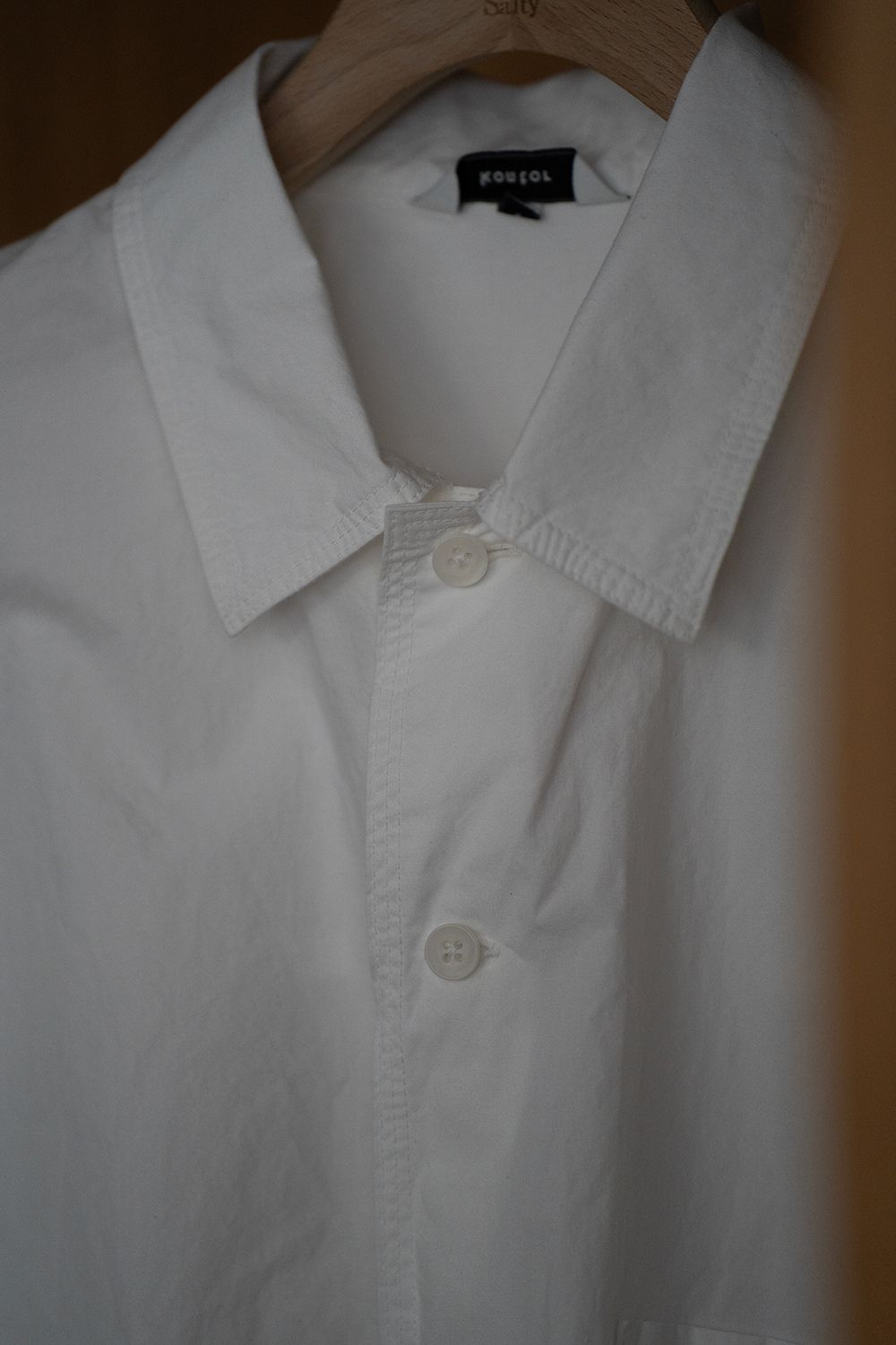 【ラスト1点】【25SS】タイプライター半袖オーバーシャツ(WHITE)