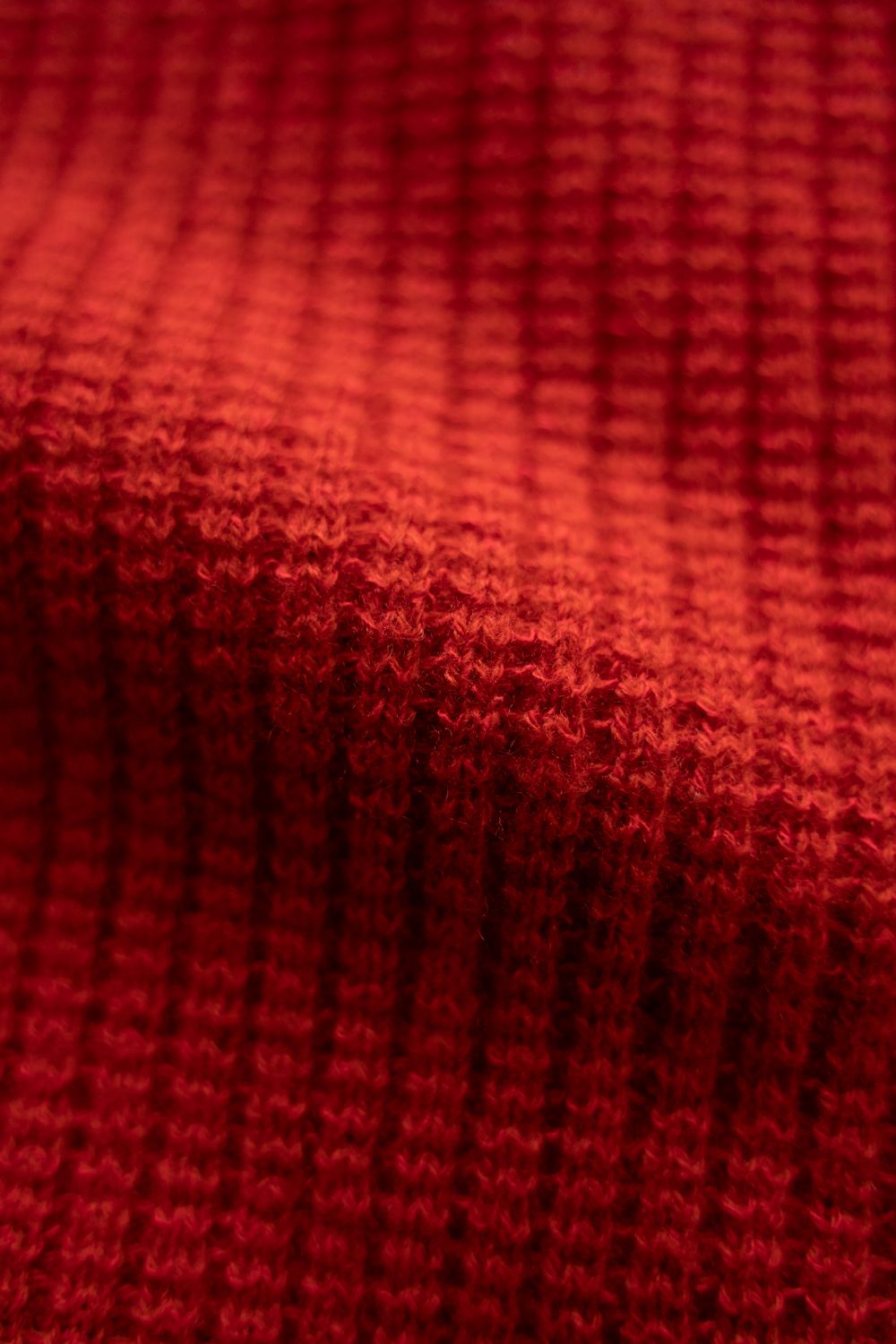 【25AW】ウール×シルクハイネックニット(RED)