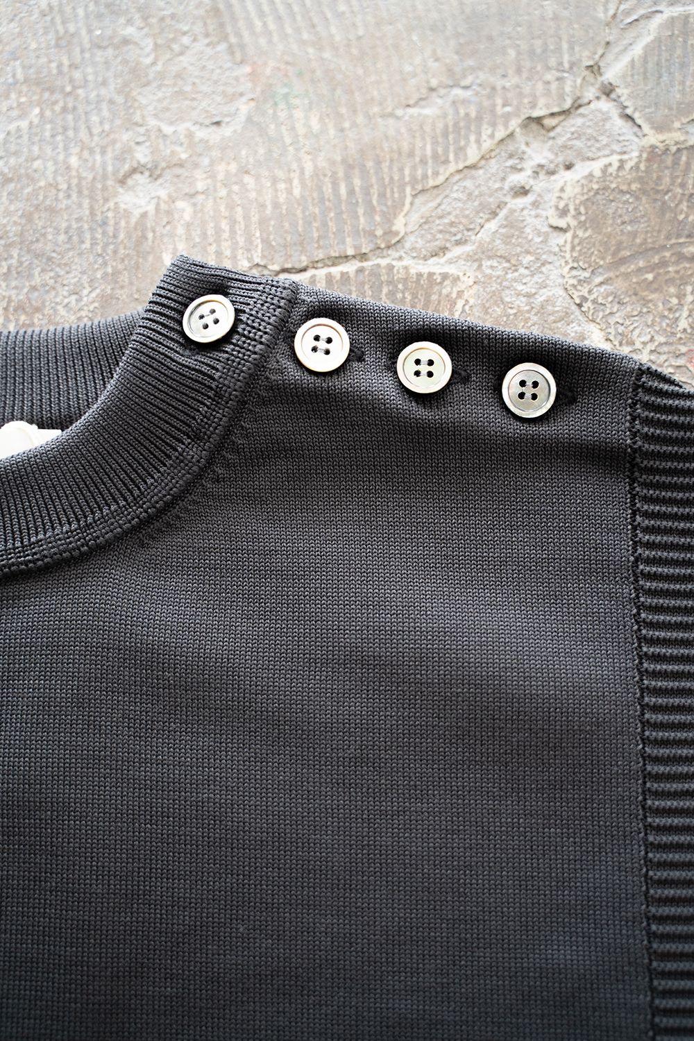 【ラスト1点】【22AW】Satoyuki Knit(OFF BLACK)