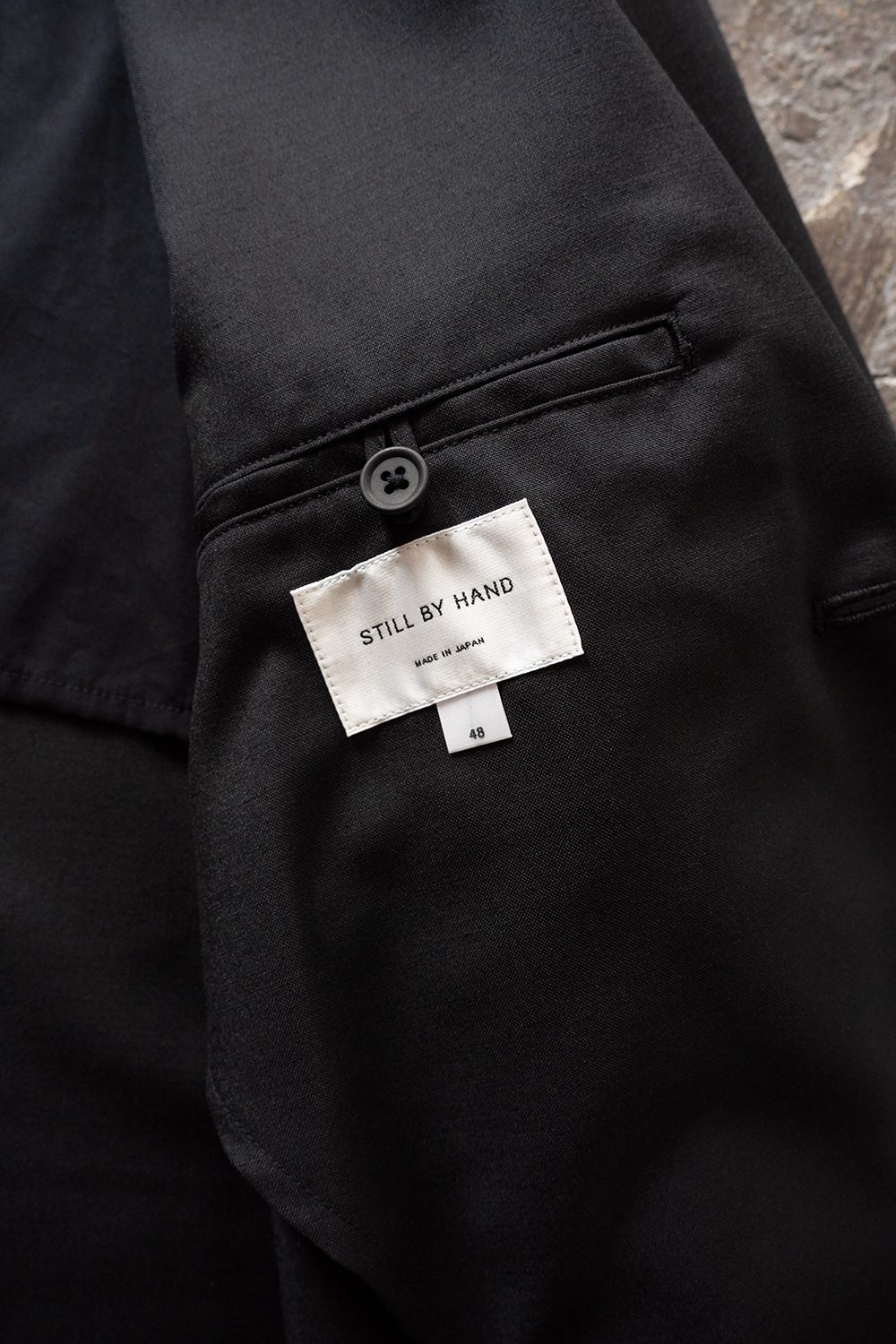 【26AW】モヘア混2Bジャケット(INK BLACK)