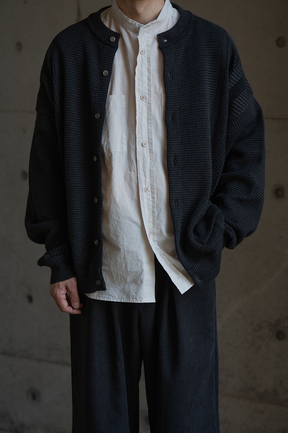 【26AW】Shinryo Cardigan(BLACK)