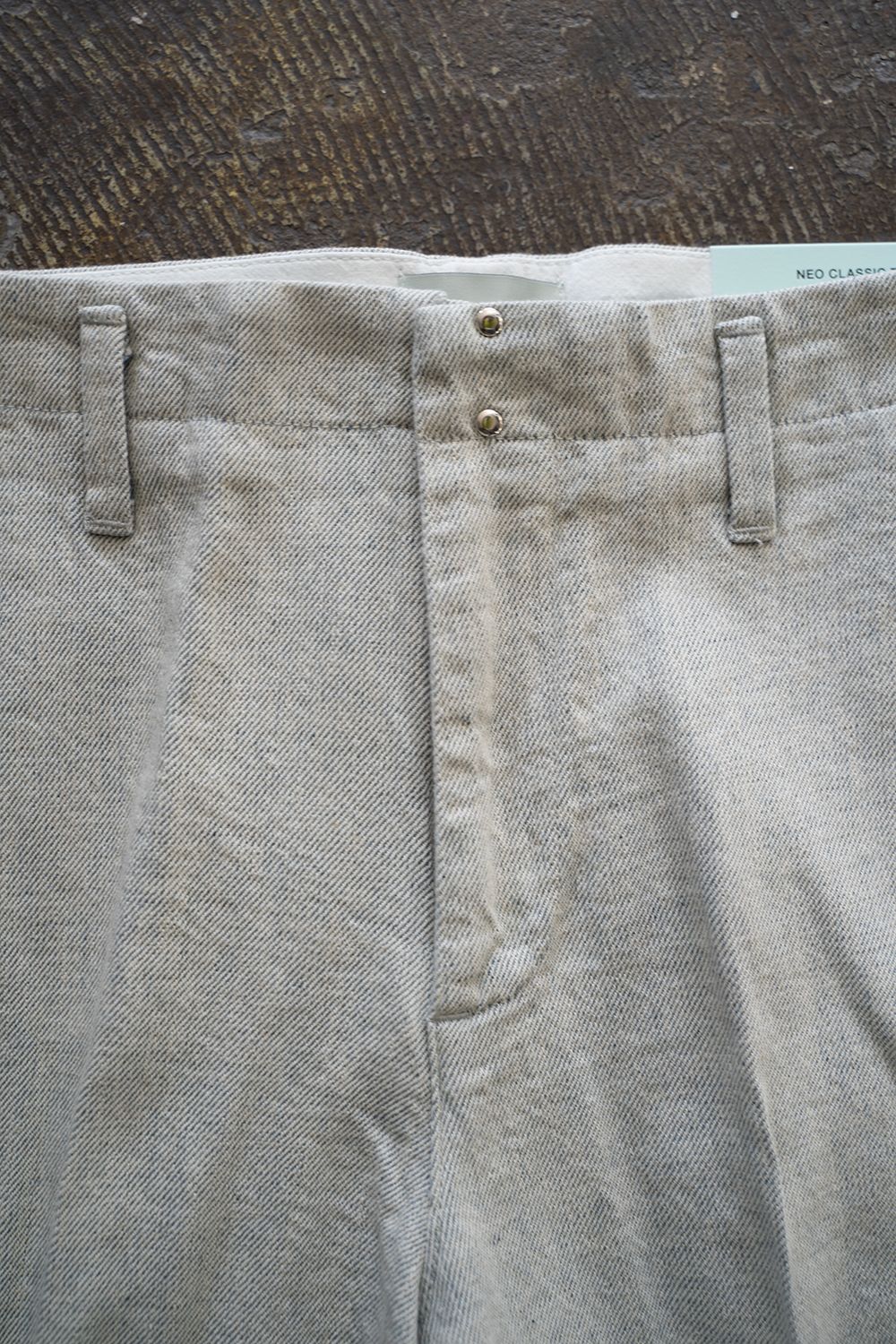 【ラスト1点】【23SS】ヒップハングパンツ(NATURAL)