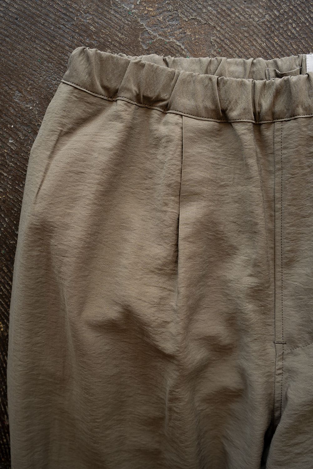 【26SS】レーヨン×リネンイージーパンツ(KHAKI BEIGE)