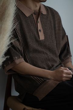 【26SS】Aotsuyu Knit Polo(PINK)