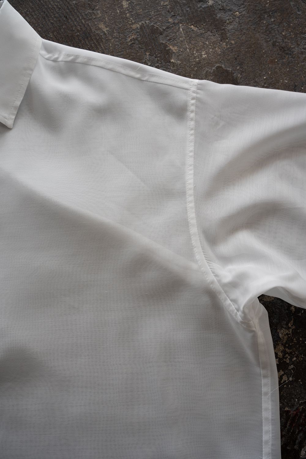 【26SS】Sheer Light Shirt/シアーライトシャツ(WHITE)