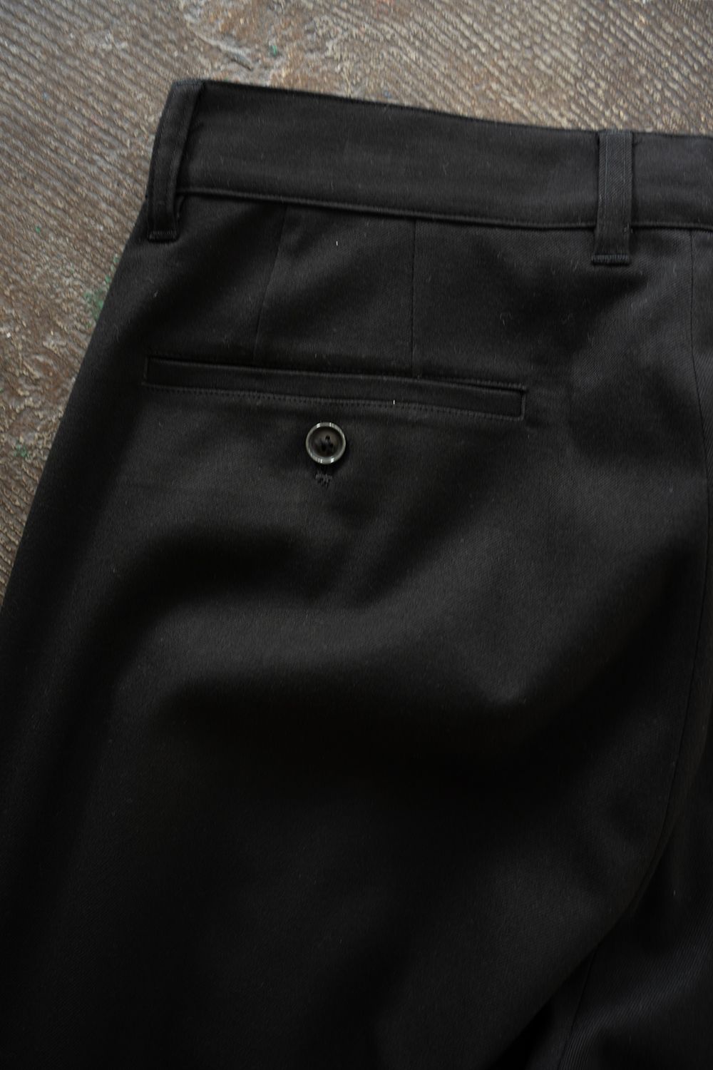 【26AW】2-Tack Wide Slacks/2タックワイドスラックス(BLACK)