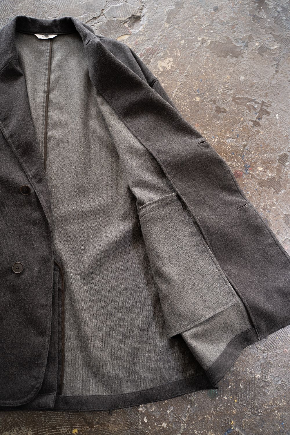 【25AW】 Herringbone Jacket/ヘリンボーンジャケット(BROWN)