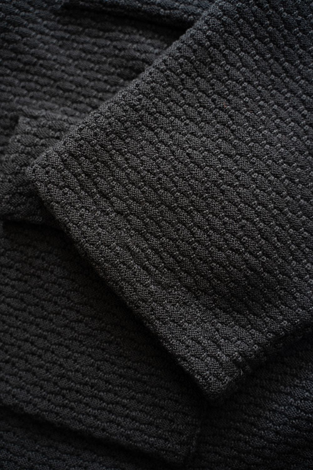 【25AW】Shinsetsu Knit Jacket(BLACK)