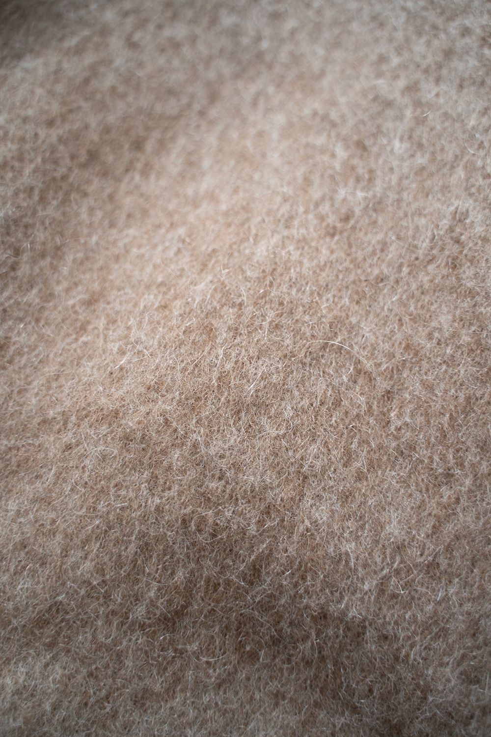 【ラスト1点】【25AW】Mohair Shaggy Long Jacket/モヘアシャギーロングジャケット(BEIGE)