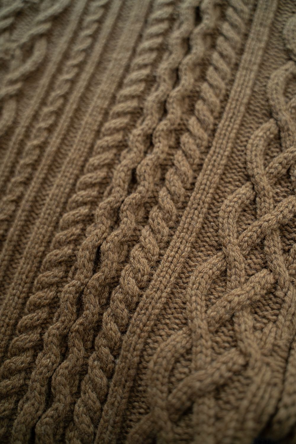 【ラスト1点】【23AW】Banka Curl High Neck Knit(OCHER)