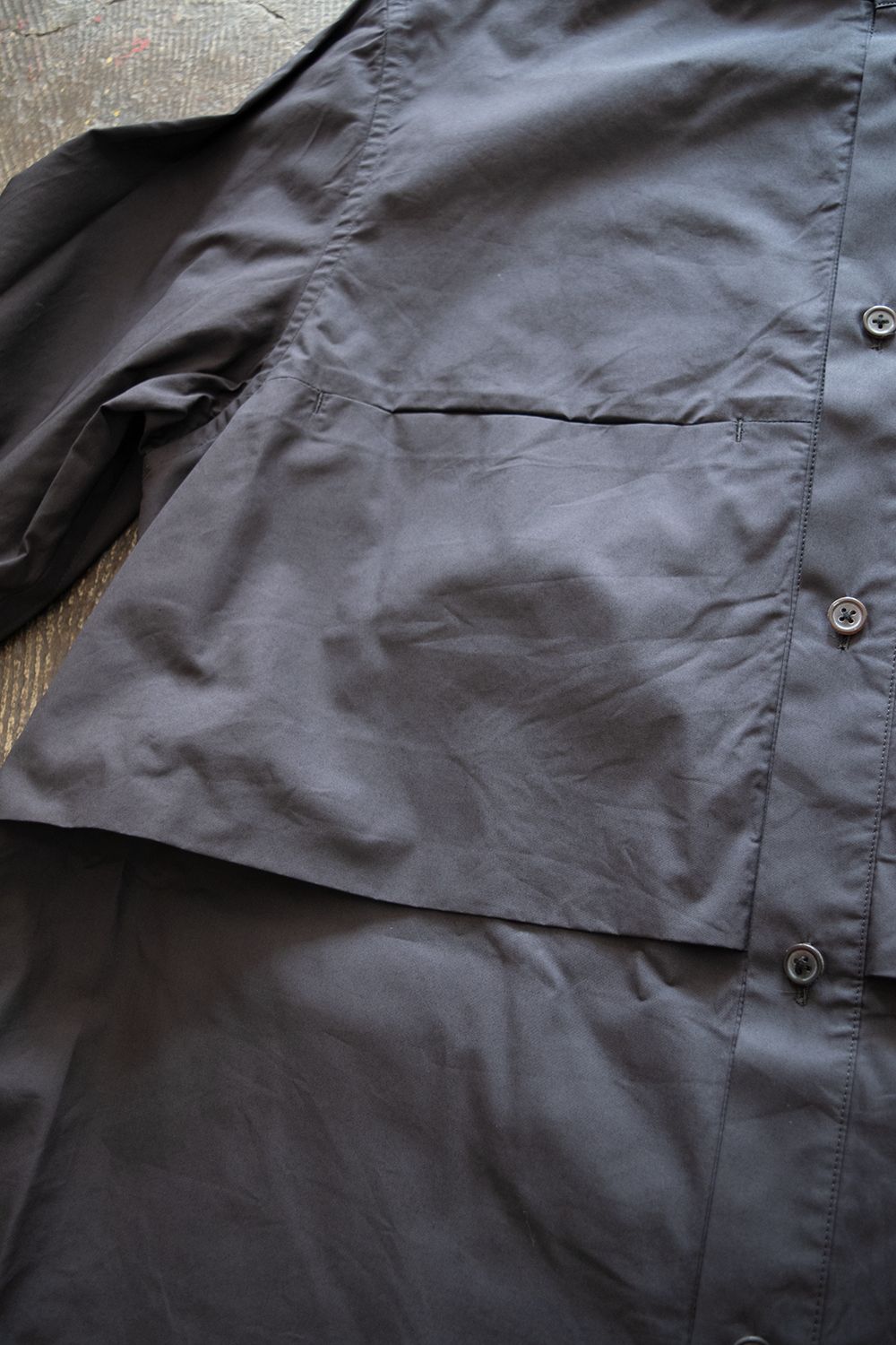 【ラスト1点】【20AW】Pocket Vent Shirt(BLACK)