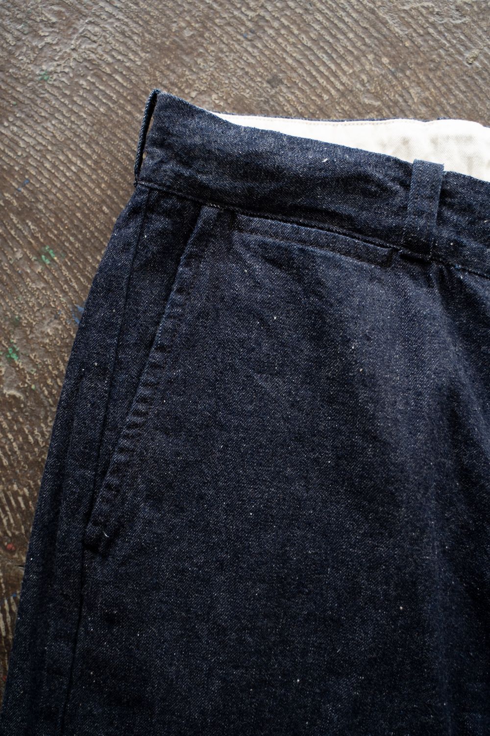 【ラスト1点】【25AW】Denim Trousers(NAVY)